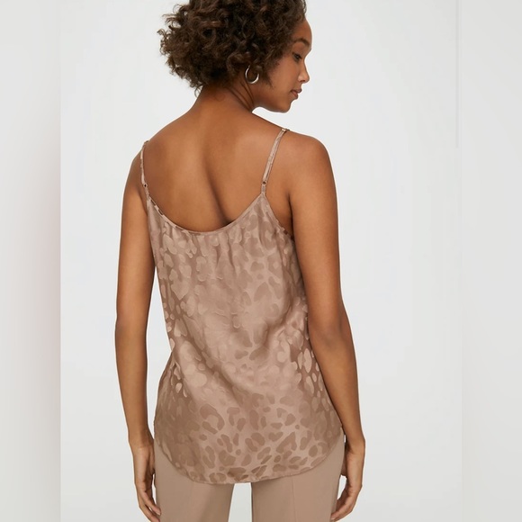 Babaton Everly Camisole, Leopard Jacquard, Size Large. - Picture 3 of 9